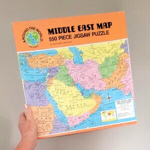 MIDDLE EAST MAP by Hoyle JIGSAW PUZZLE  550 pieces